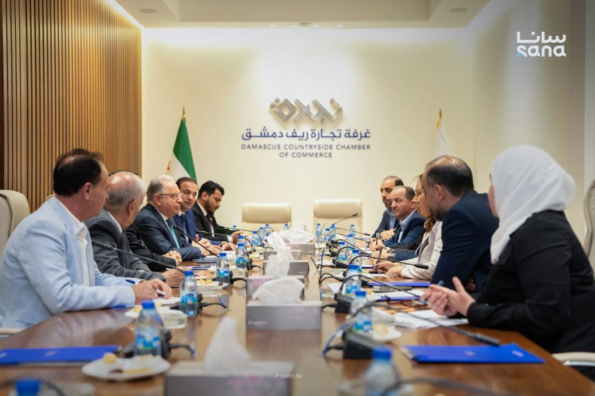 وزير المالية السوري يطرح خفض المعدلات الضريبية في لقاءات مع غرف دمشق