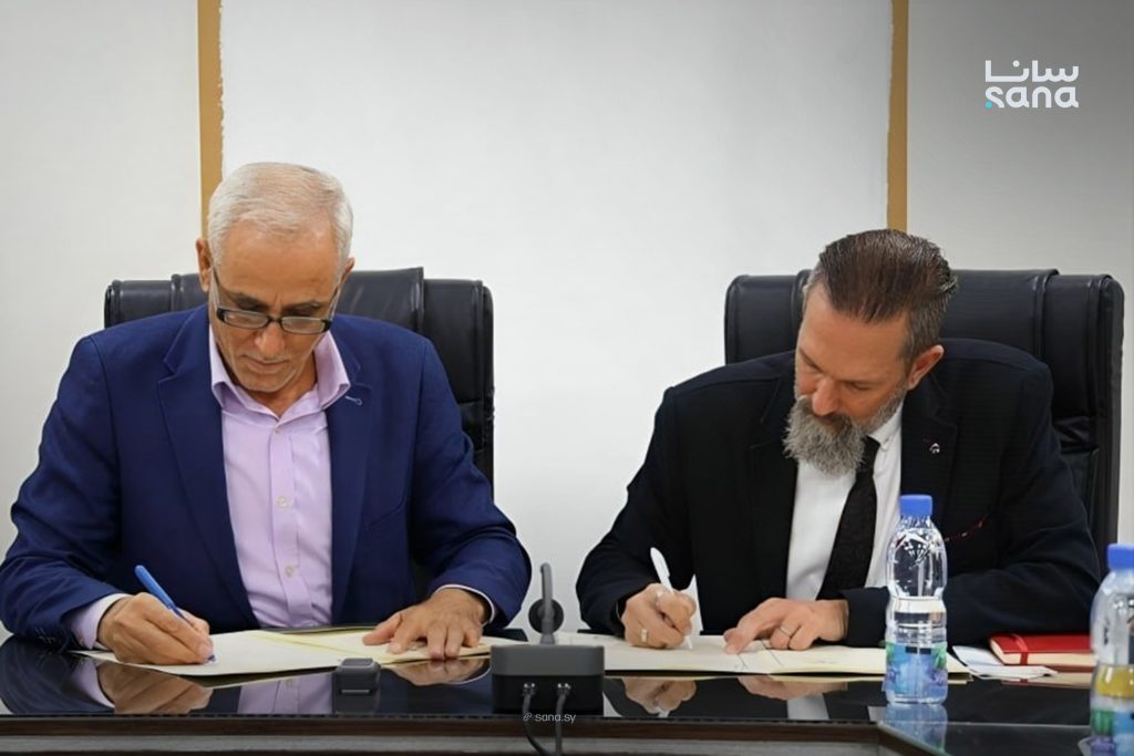 سوريا توقّع مذكرة لتأهيل صوامع الحبوب والمطاحن والمخابز العامة