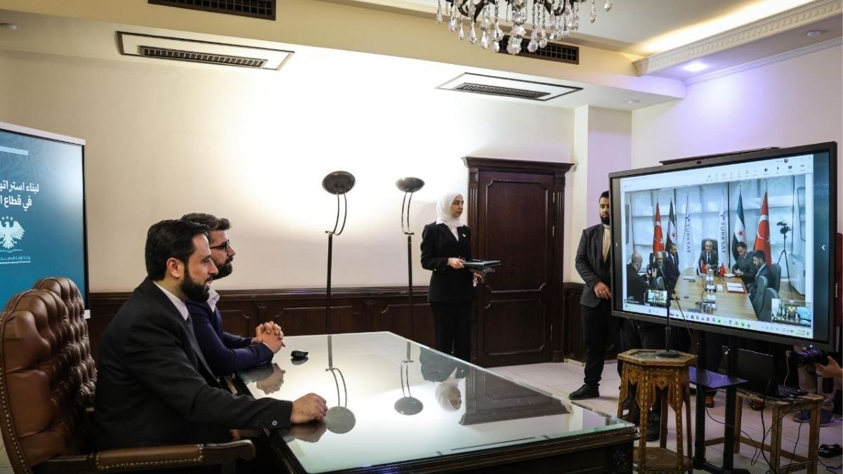 سوريا توقّع مذكرة تفاهم مع تُركسات التركية للتحول الرقمي